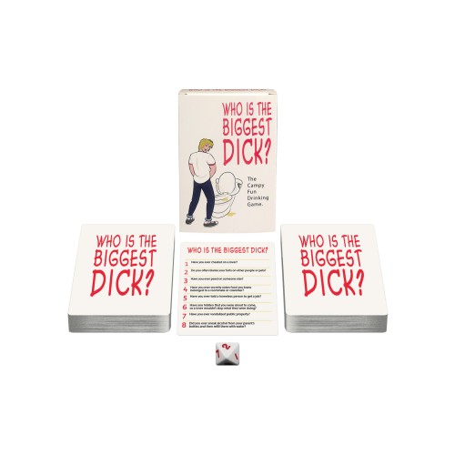 Who's The Biggest Dick Card Game