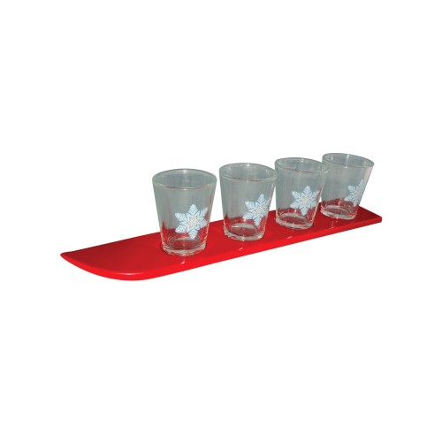 Set de Vasos de Shot en Forma de Esquí - Diversión para Fiestas