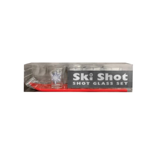 Ski Shot Glass Set for Party Fun