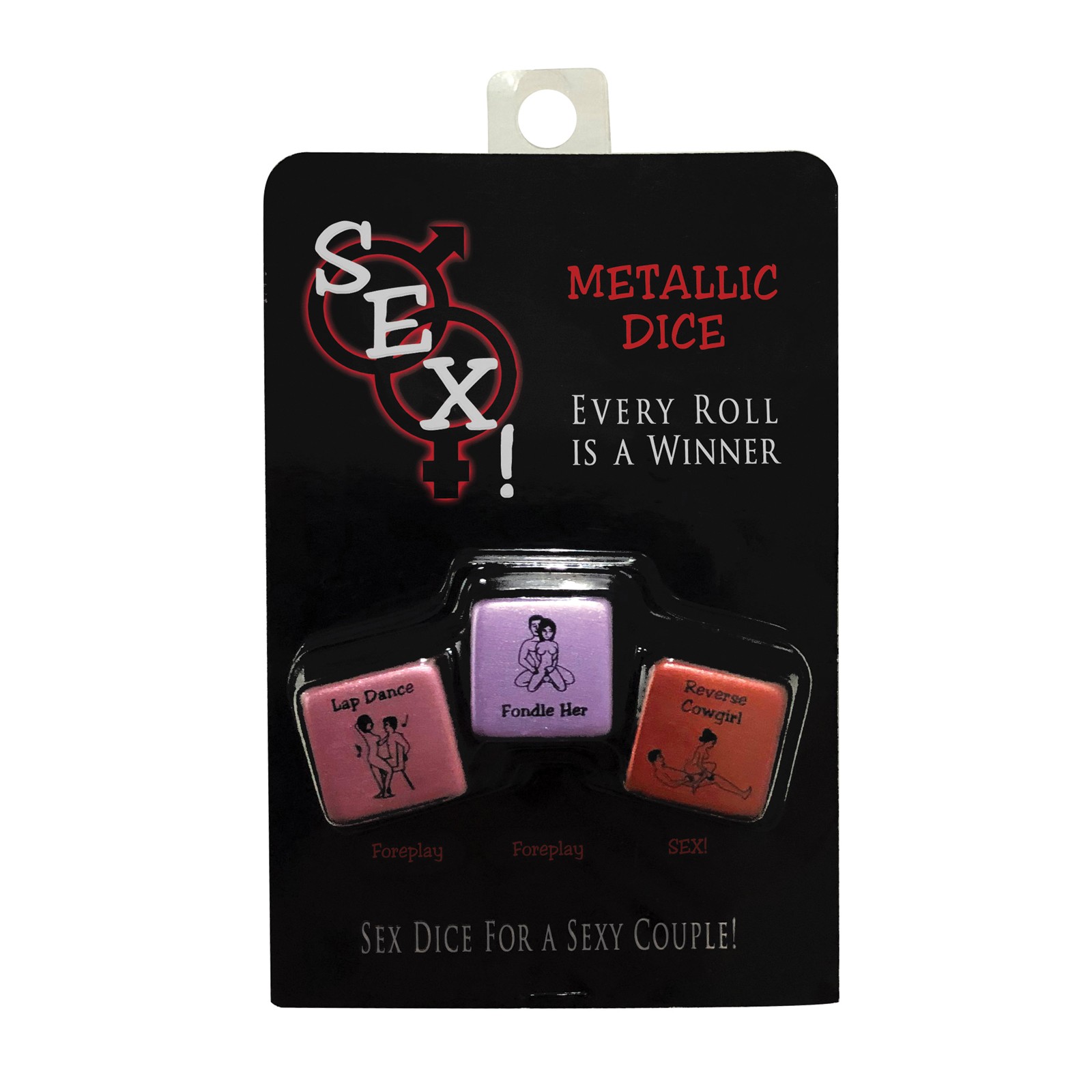 Metallic Sex Dice for Couples