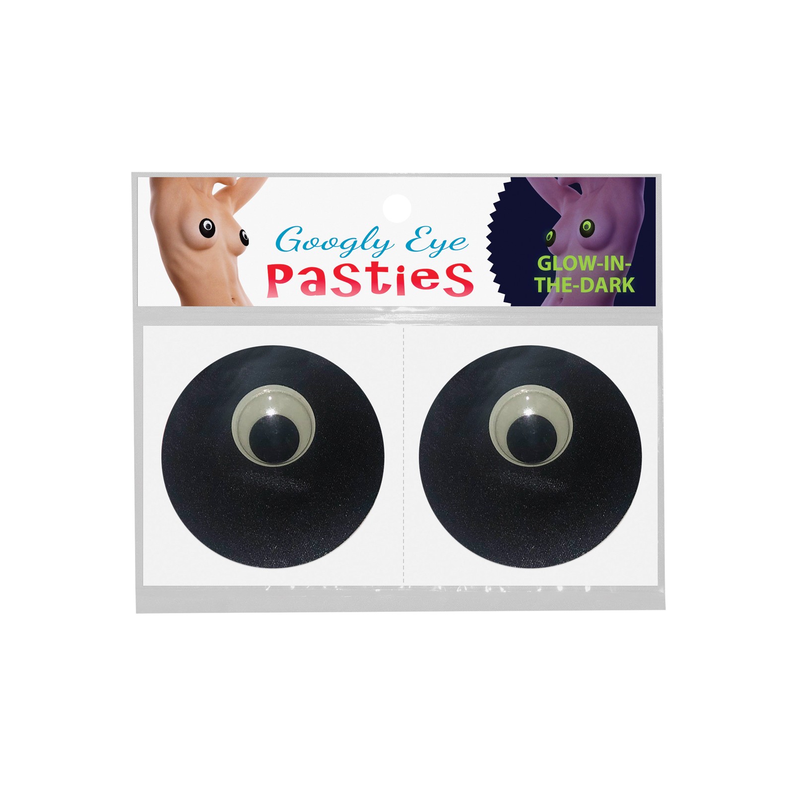 Pasties Ojos Locos Brillan en la Oscuridad