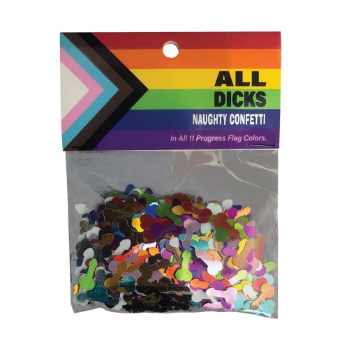 All Dicks Naughty Confetti for Parties