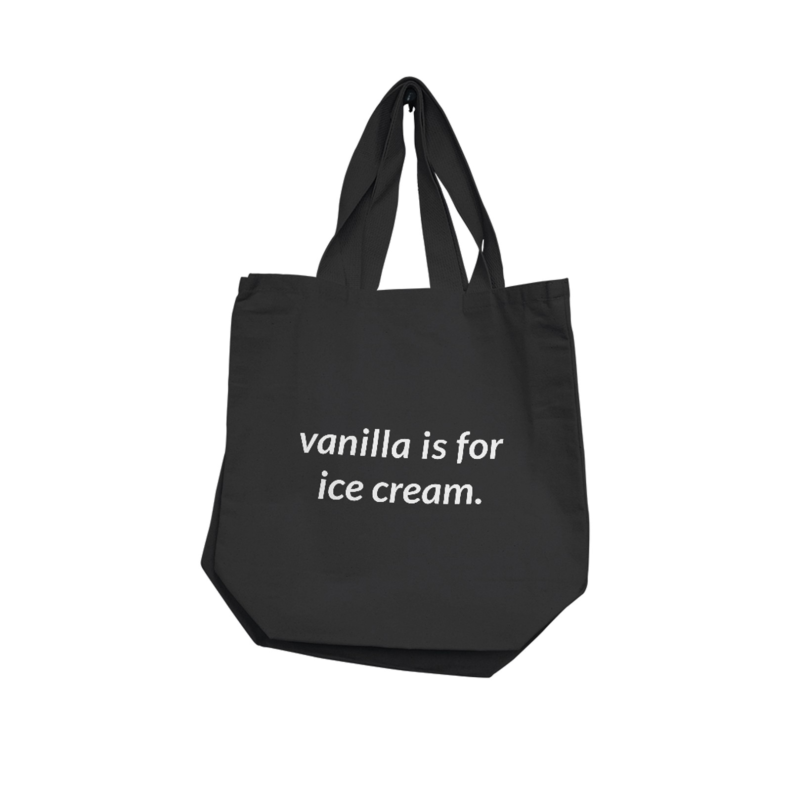 Nobu Vanilla Is For Ice Cream Reusable Tote - Cute & Fun