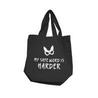 Nobu My Safe Word Is Harder Tote - Black