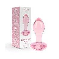 Nobu Rose Heart Plug Pink