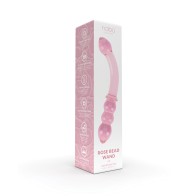 Nobu Rose Bead Glass Wand for Pleasure