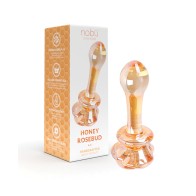 Nobu Honey Rosebud Glass Gem for Sensual Play