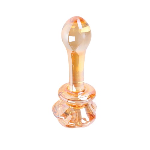 Nobu Honey Rosebud Glass Gem for Sensual Play