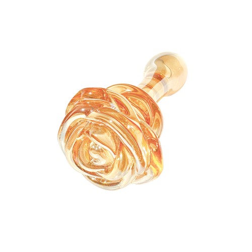 Nobu Honey Rosebud Glass Gem for Sensual Play