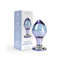 Plug de Vidrio Nobu Galaxy Moon - Azul