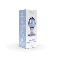 Plug de Vidrio Nobu Galaxy Moon - Azul