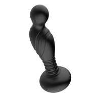 Ass-sation Remote Vibrating P Spot Plug - Black