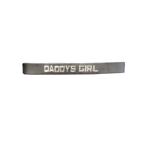 Collar de Cuero DADDYS GIRL Spartacus Negro