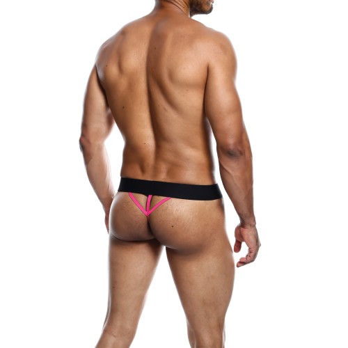 Male Basics Tanga Neón Coral LG