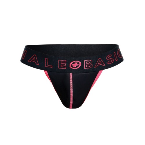 Male Basics Tanga Neón Coral LG