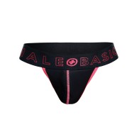 Male Basics Tanga Neón Coral LG