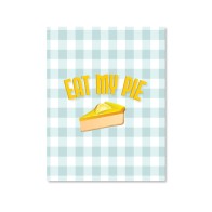 Tarjeta de Agradecimiento Eat My Pie - Agradecimiento Picante