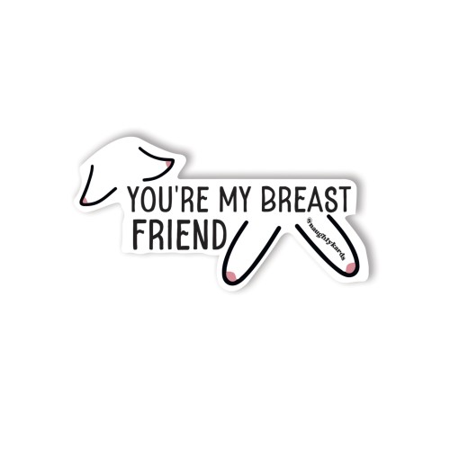 Breast Friend Naughty Sticker Fun