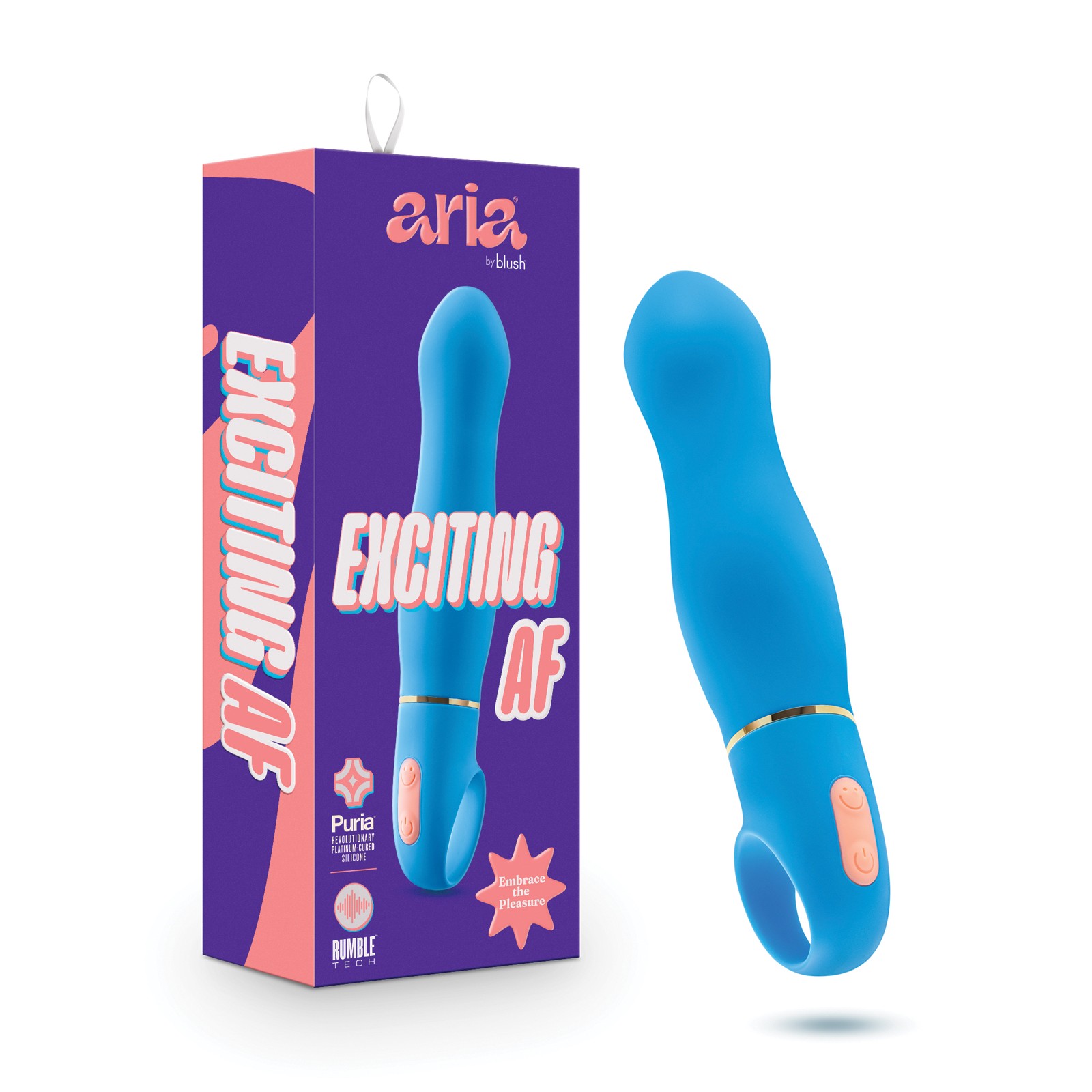 Vibrador Blush Aria Exciting AF Azul