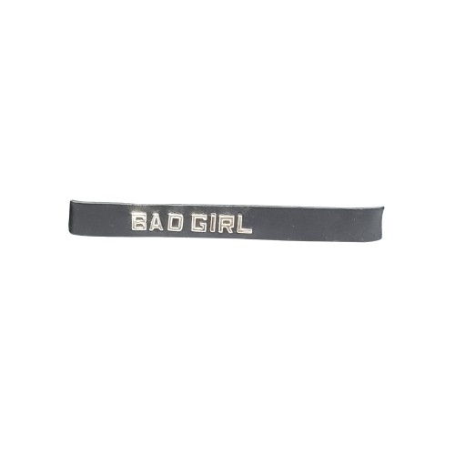 Collar Ajustable de Cuero BABYGIRL Spartacus Negro