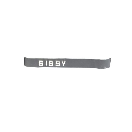 Collar de Cuero SISSY Spartacus - Negro