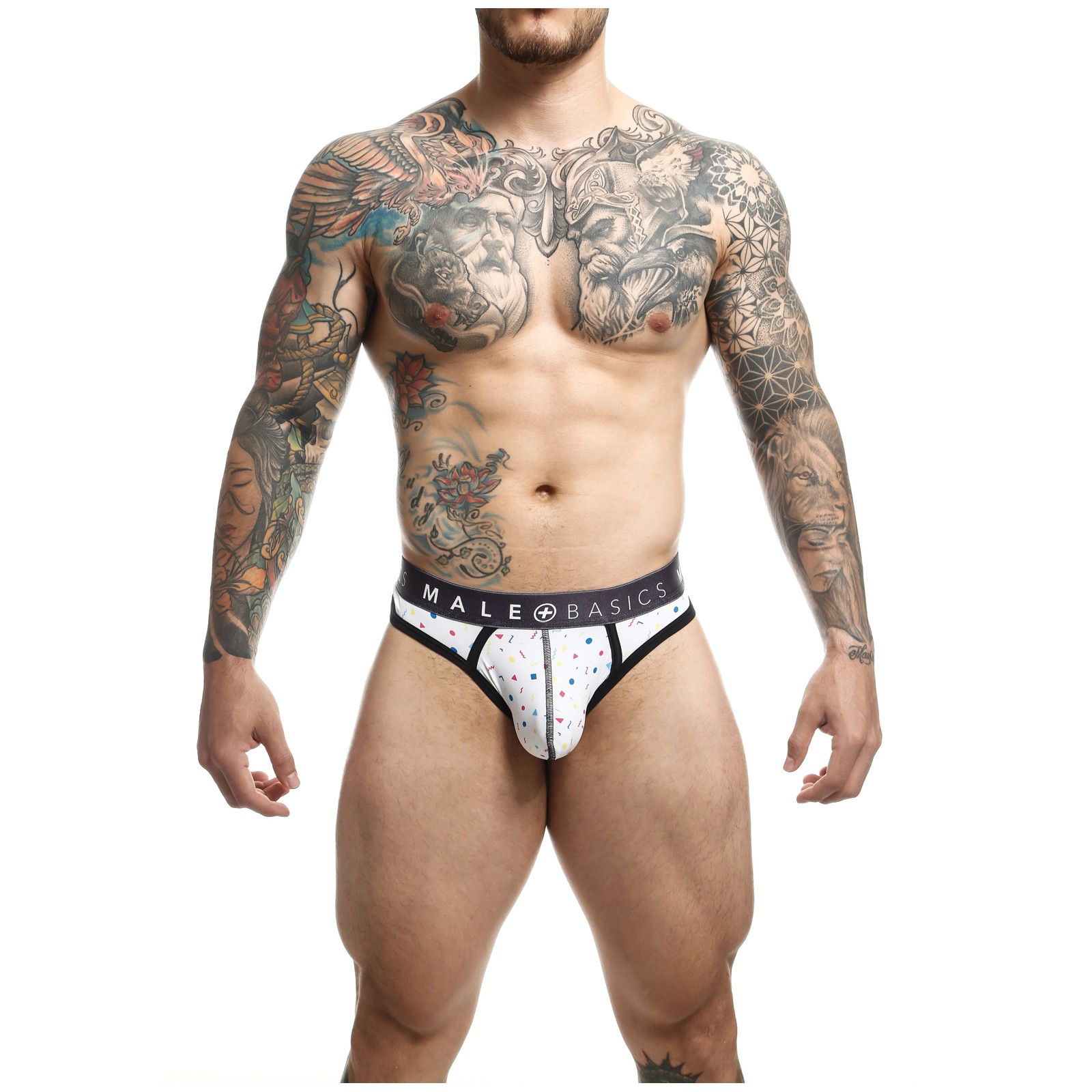 Male Basics Sexy Pouch Thong Confetti XL