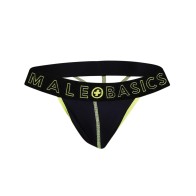 Male Basics Neon Thong Yellow LG