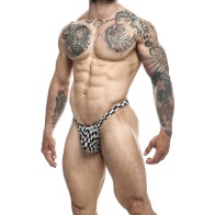 Male Basics Y Buns Thong Checkers XL