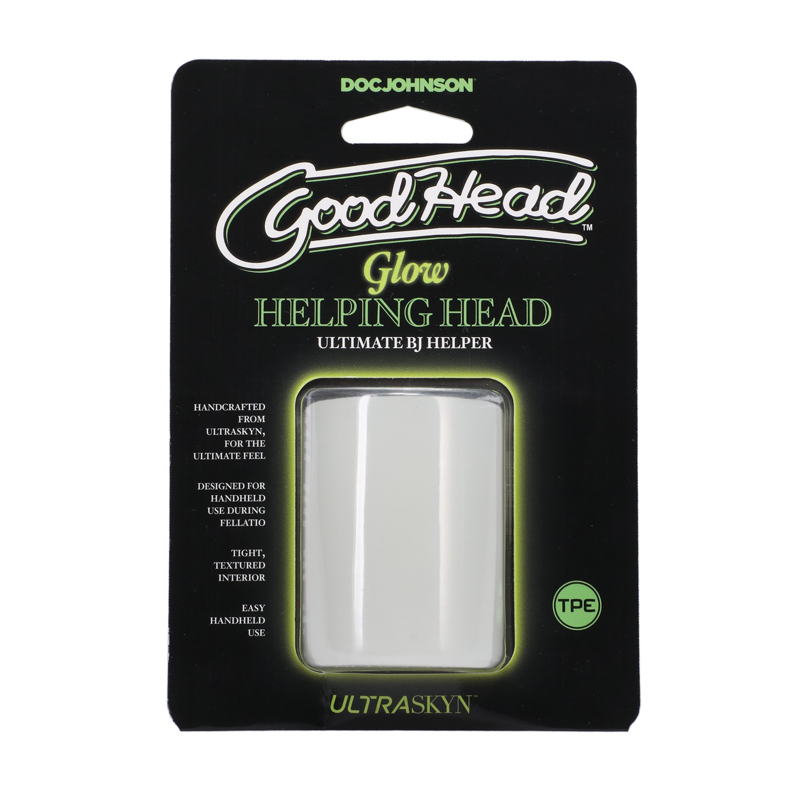 GoodHead Glow Helping Head - Unique Stroker for Oral Fun