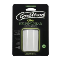 GoodHead Glow Helping Head - Unique Stroker for Oral Fun