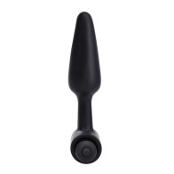 Plug Anal Vibrante 4" - Negro