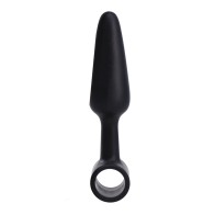 Plug Anal Vibrante 4" - Negro