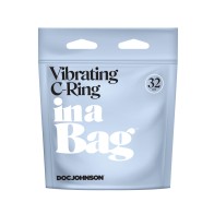 In A Bag Vibrating C-Ring - Black - Ultimate Pleasure