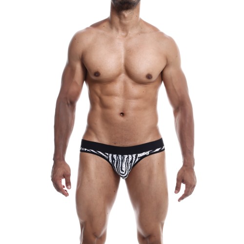 Male Basics MOB Aero Jock Zebra MD