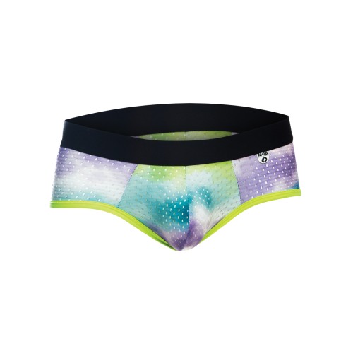 Male Basics MOB Aero Brief - Green Dye S/M