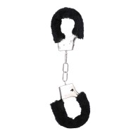 In A Bag Furry Handcuffs - Black