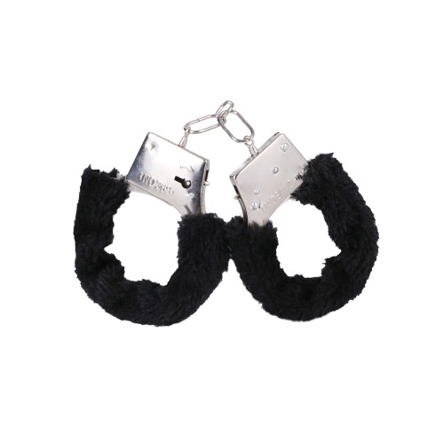 In A Bag Furry Handcuffs - Black