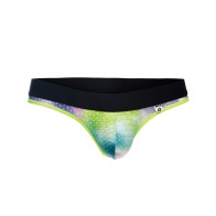 Male Basics MOB Aero Jock Green Dye LG