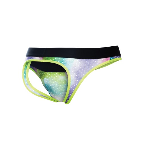 Male Basics MOB Aero Jock Green Dye LG