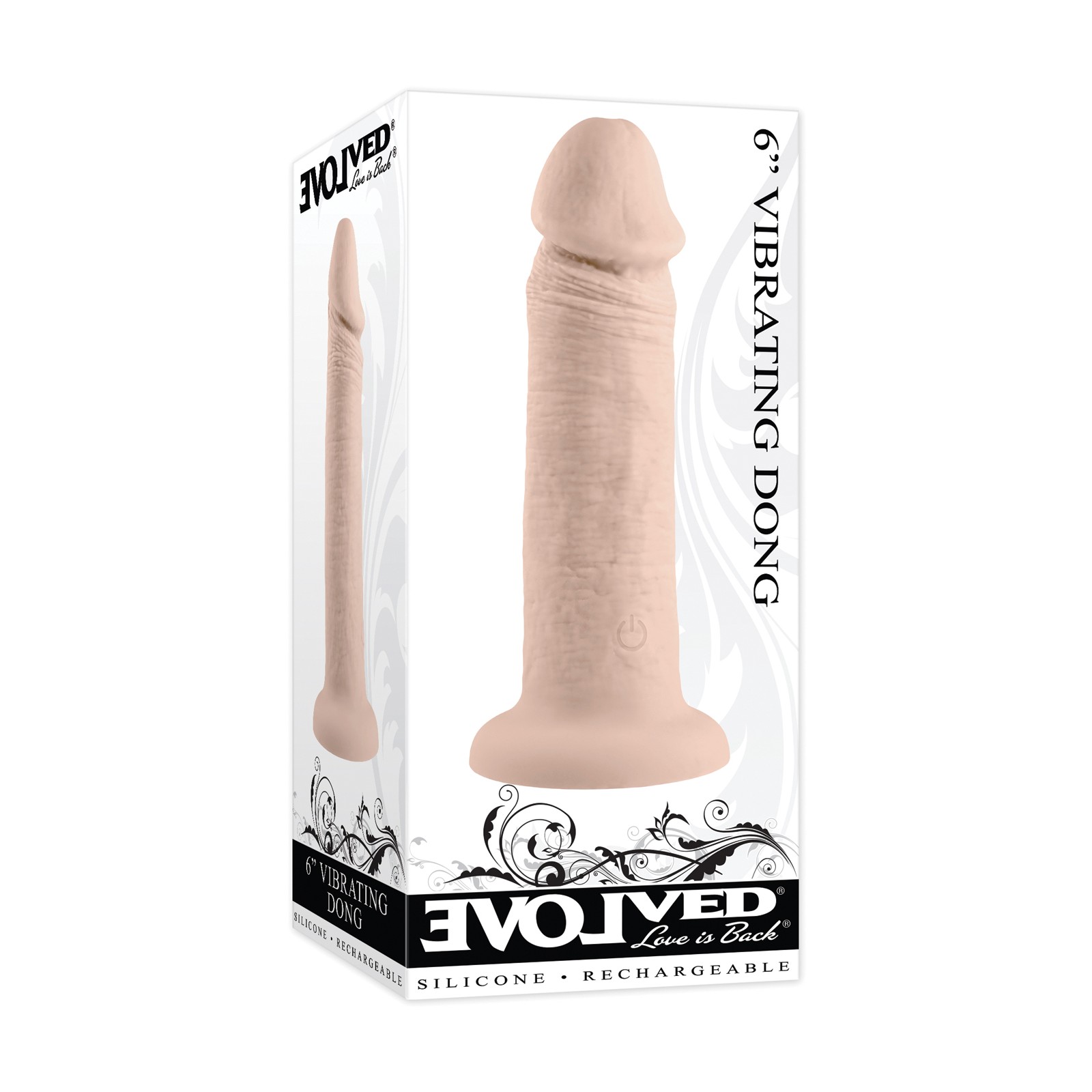 Dong Vibrador Evolved 6 Pulgadas Claro