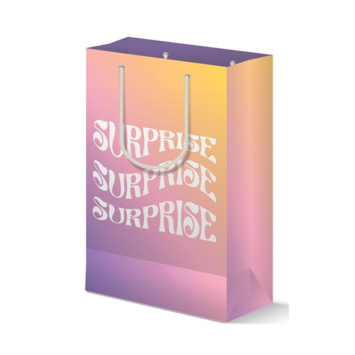 Surprise Gradient Large Gift Bag for Every Occasion