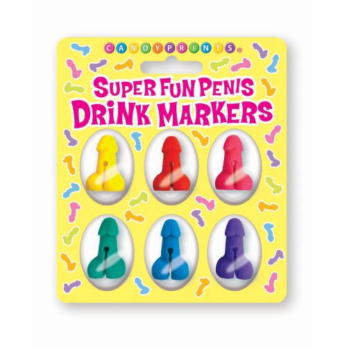 Super Fun Cocktail Markers Set of 6 - Party Essentials