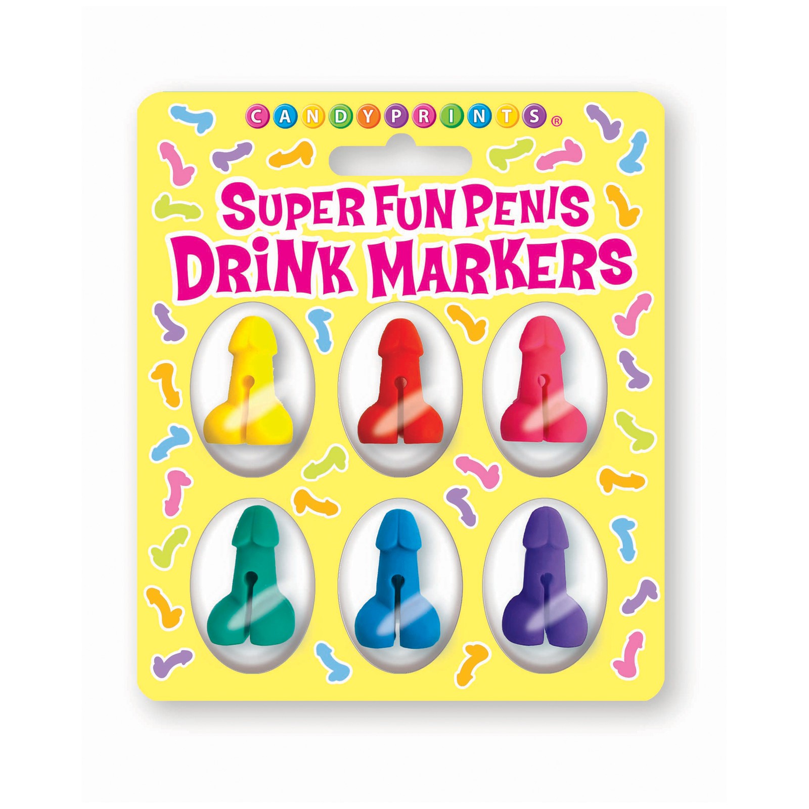 Super Fun Cocktail Markers Set of 6 - Party Essentials