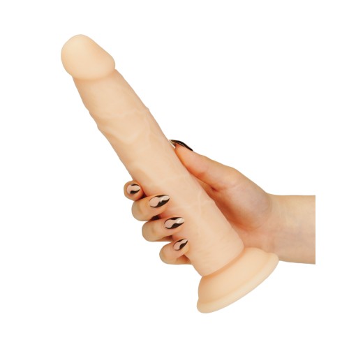 Dildo de Silicona de Densidad Doble Naked Addiction 9" - Vainilla