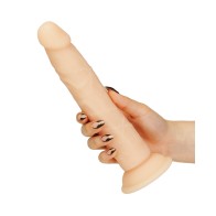 Dildo de Silicona de Densidad Doble Naked Addiction 9" - Vainilla