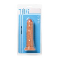 Dildo Curve Toys Thinz 7" Sin Cortar - Claro