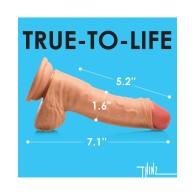 Curve Toys Thinz 7" Uncut Dildo