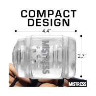 Curve Toys Mistress Double Shot Mini Masturbator Clear