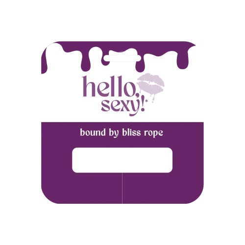 Cuerda de Bondage Hello Sexy! Bound By Bliss - Lila