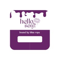 Cuerda de Bondage Hello Sexy! Bound By Bliss - Lila